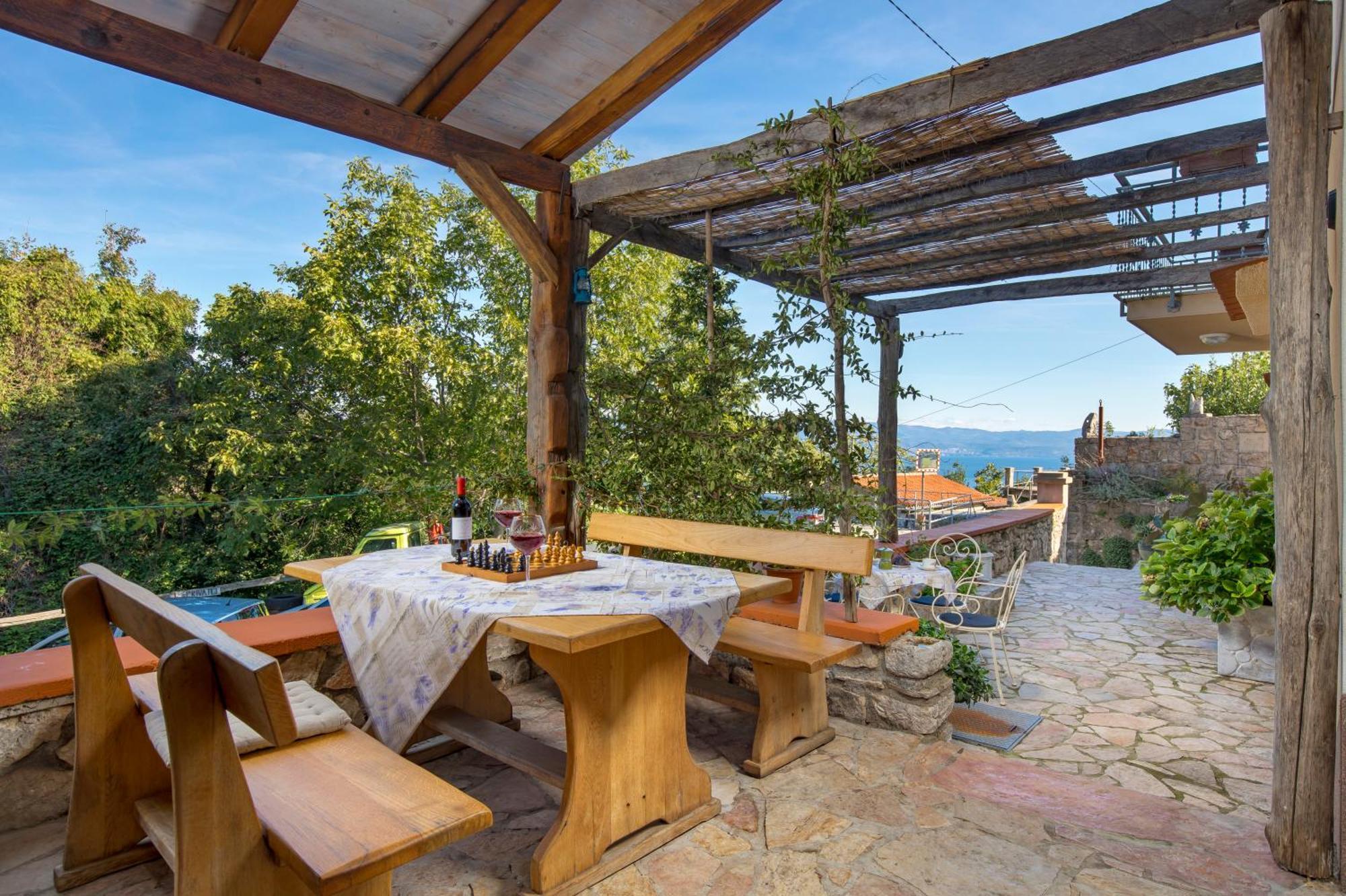 Anamaria Rustic Apartments Mošćenička Draga Dış mekan fotoğraf